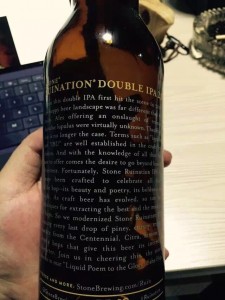 Stone Ruination 2.0 Double IPA